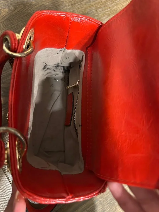 Dior Red Quilted Mini Top-Handle Bag with Gold Hardware. First copy - Picture 6 of 6